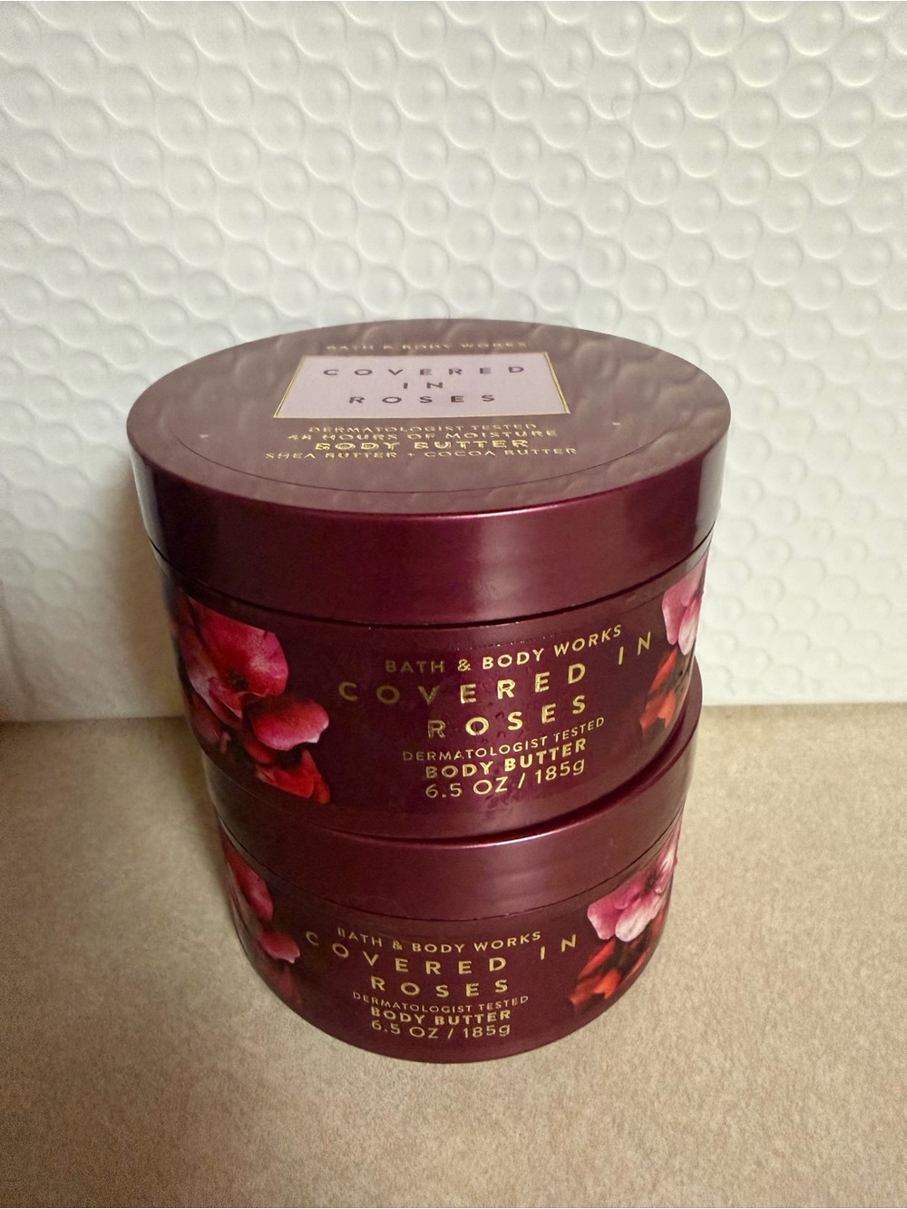 Bath & Body Works Covered in Roses Body Butter - Deep Berry 2 Jars